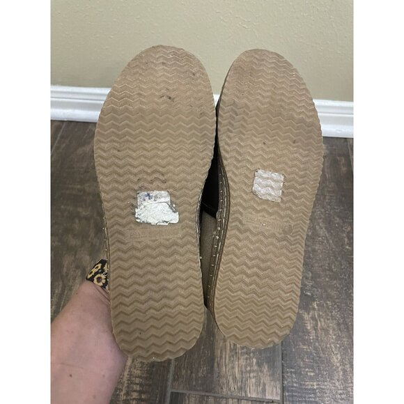 Disney Call It Spring Size 7 Aladdin Lamp Lion Brown Espadrille Vegan Flats Rare - Picture 8 of 11